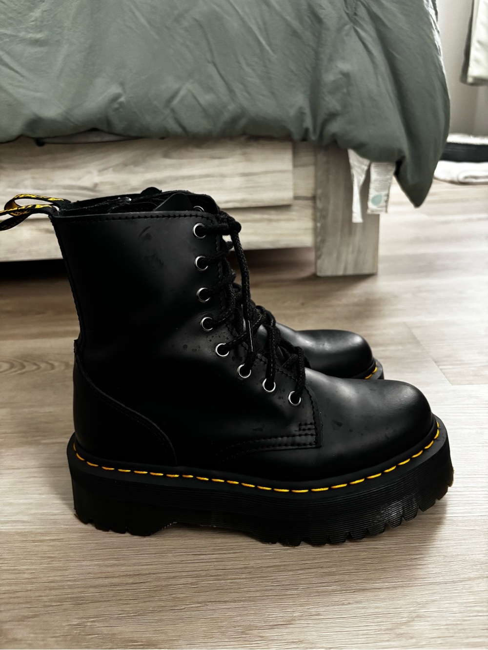 Dr. Martens Jadon Black Platform Boots